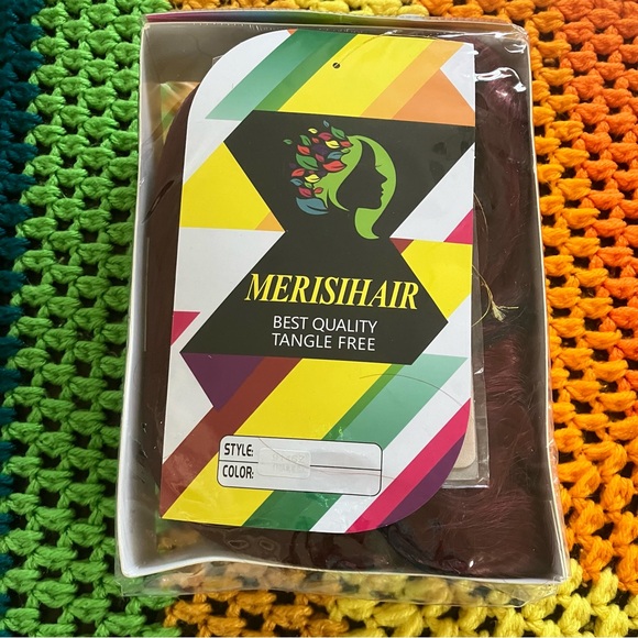 New in Packaging 3 Auburn Red Cosutme Wigs Straight Long Curly Shag Bangs - Picture 6 of 9